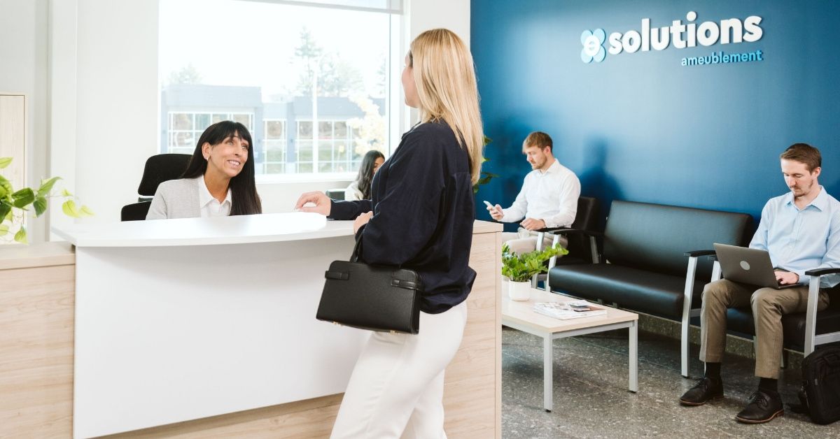 How Office Reception Desks Influence First Impressions