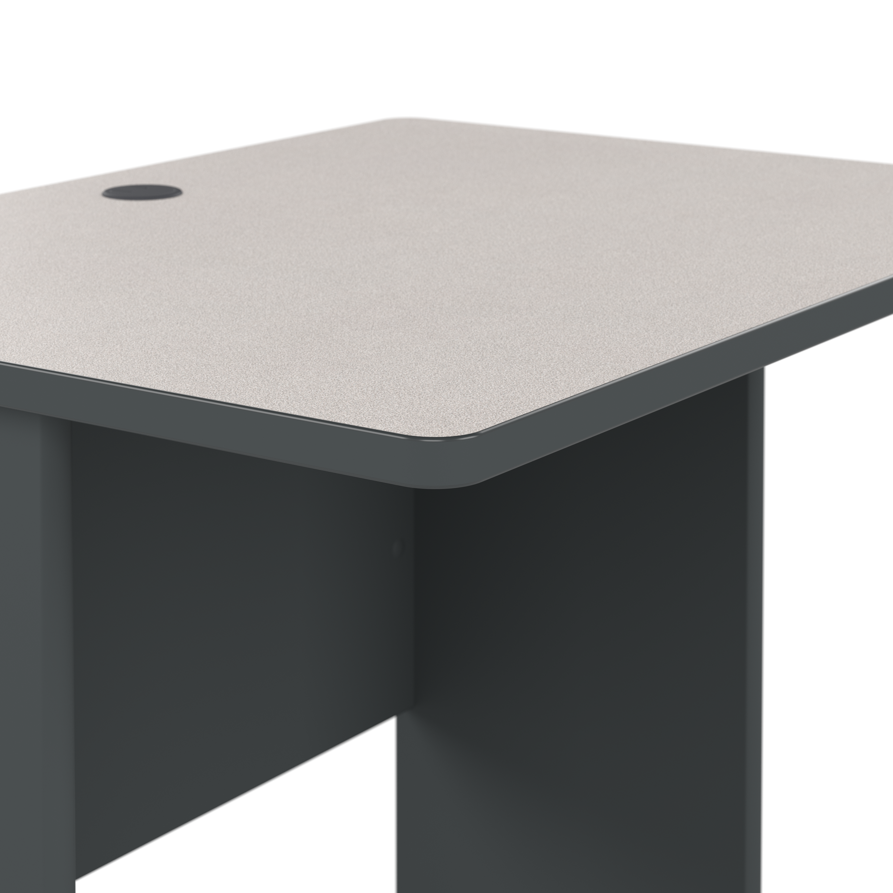 Shop Bush Business Furniture Series A 36W Desk 08 WC8436A #color_slate/white spectrum