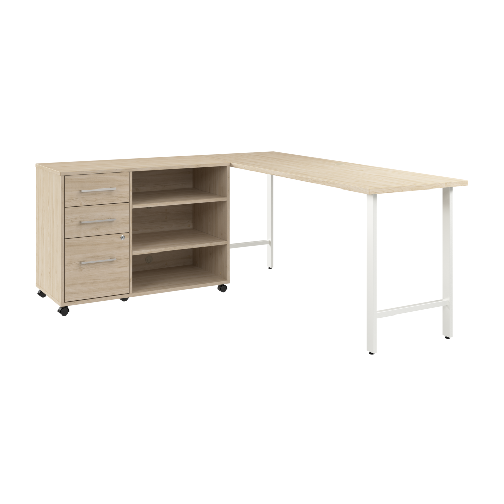 Bush Business Furniture Hustle 72W x 24D Computer Desk and Storage