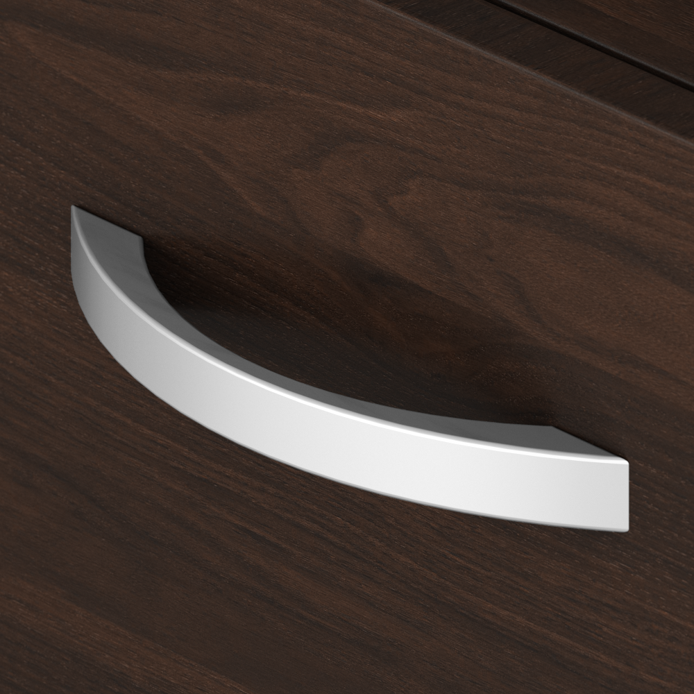 Shop Bush Business Furniture Studio C 72W x 30D L Shaped Desk with 42W Return, Image 05, STC049BW, #color_black walnut