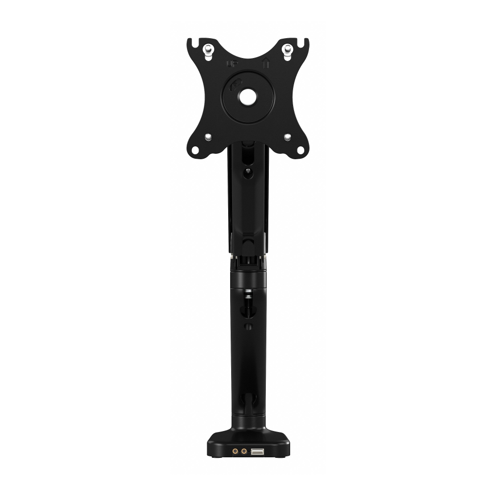 Shop Bush Business Furniture Adjustable Monitor Arm with USB Port, Image 03, AC99890-03, #color_black paint