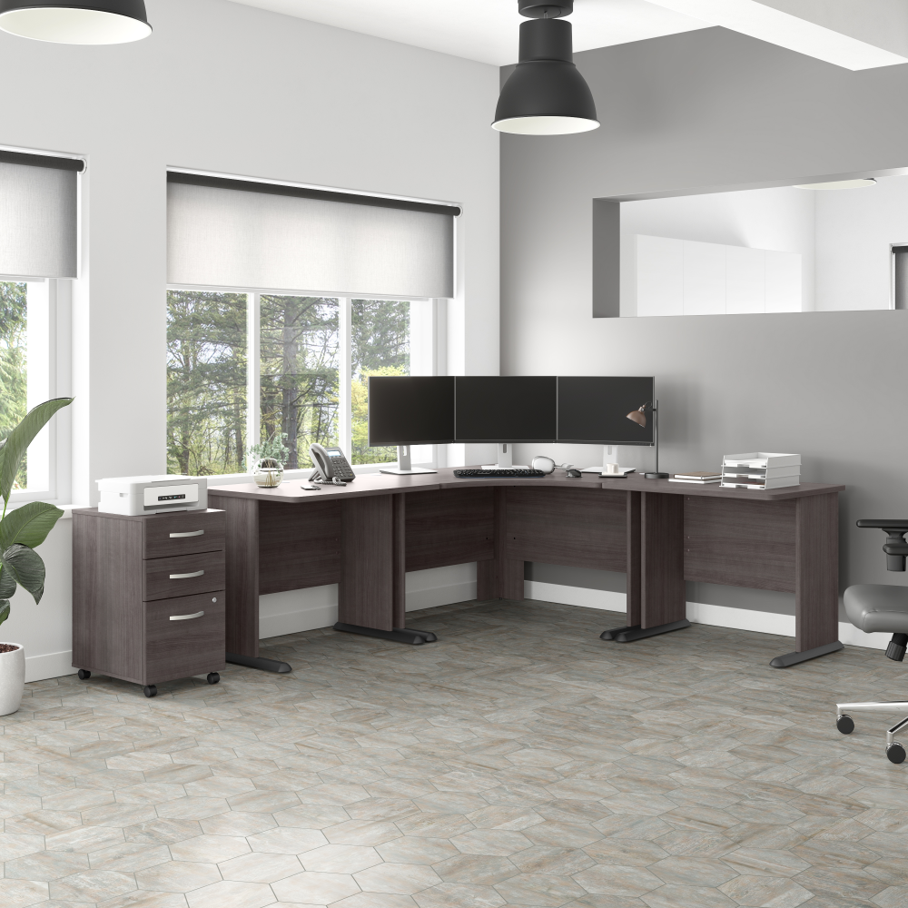 Shop Bush Business Furniture Studio A 48W Corner Computer Desk, Image 04, SDD148SG, #color_storm gray