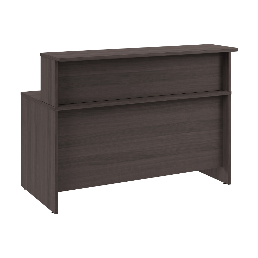 Shop Bush Business Furniture Arrive 60W x 30D Reception Desk with Shelf, Image 03, ARV001SG, #color_storm gray