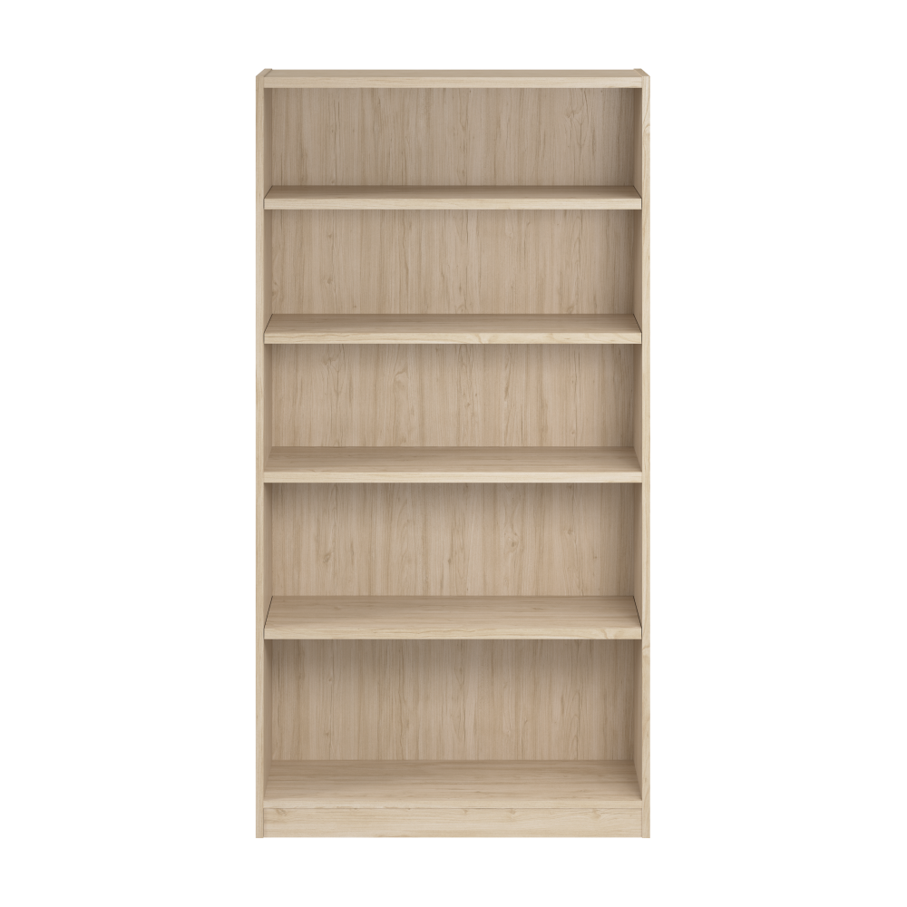 Shop Bush Business Furniture Vista Tall 5 Shelf Bookcase, Image 03, VSB12479-Z, #color_natural elm