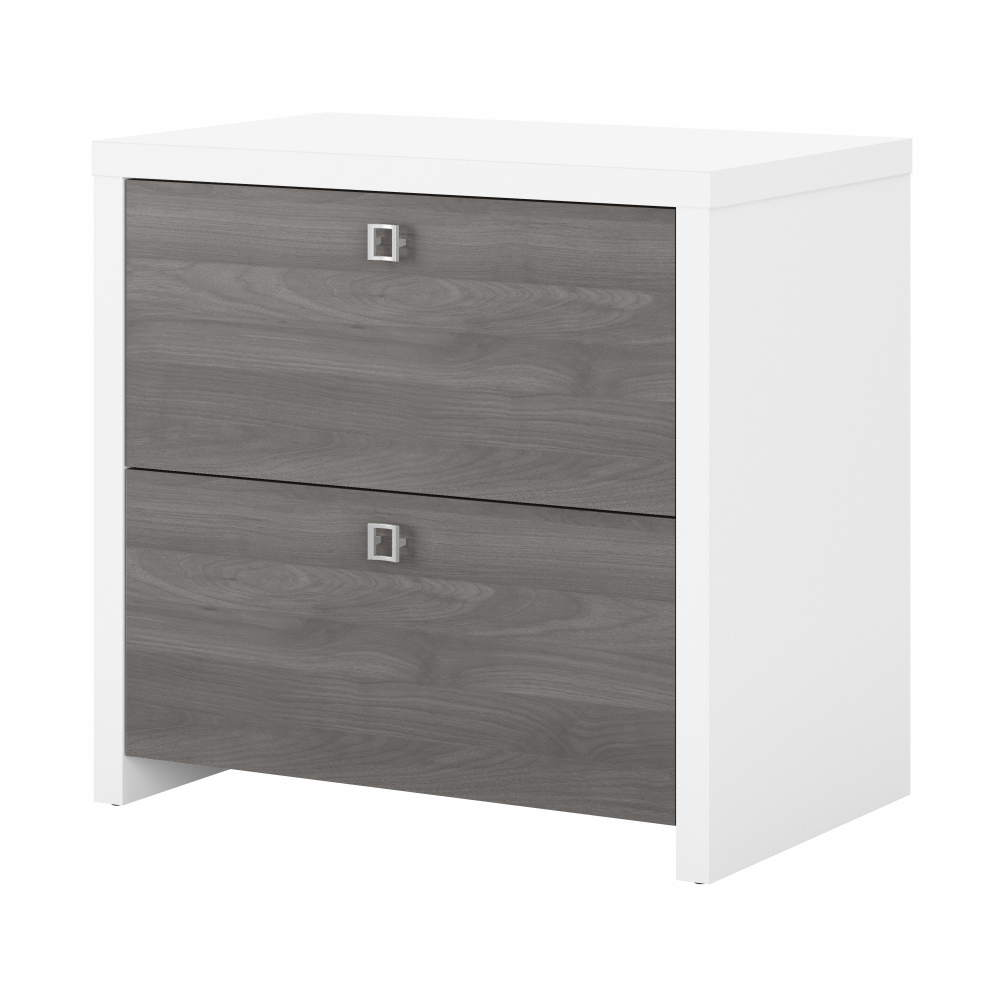 Shop Bush Business Furniture Echo 2 Drawer Lateral File Cabinet, Image 01, KI60502-03, #color_pure white/modern gray