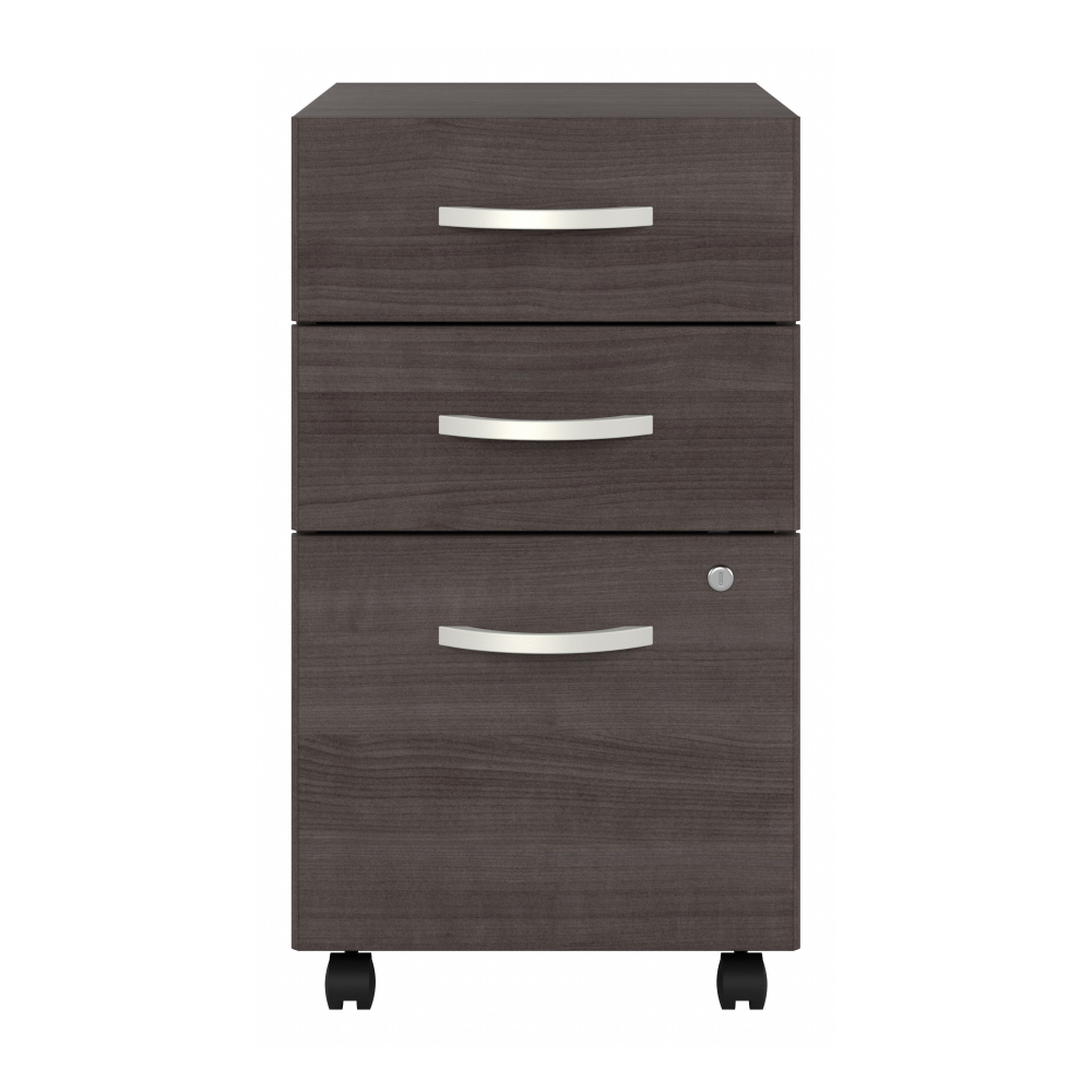 Shop Bush Business Furniture Studio A 3 Drawer Mobile File Cabinet - Assembled, Image 03, SDF216SGSU-Z, #color_storm gray
