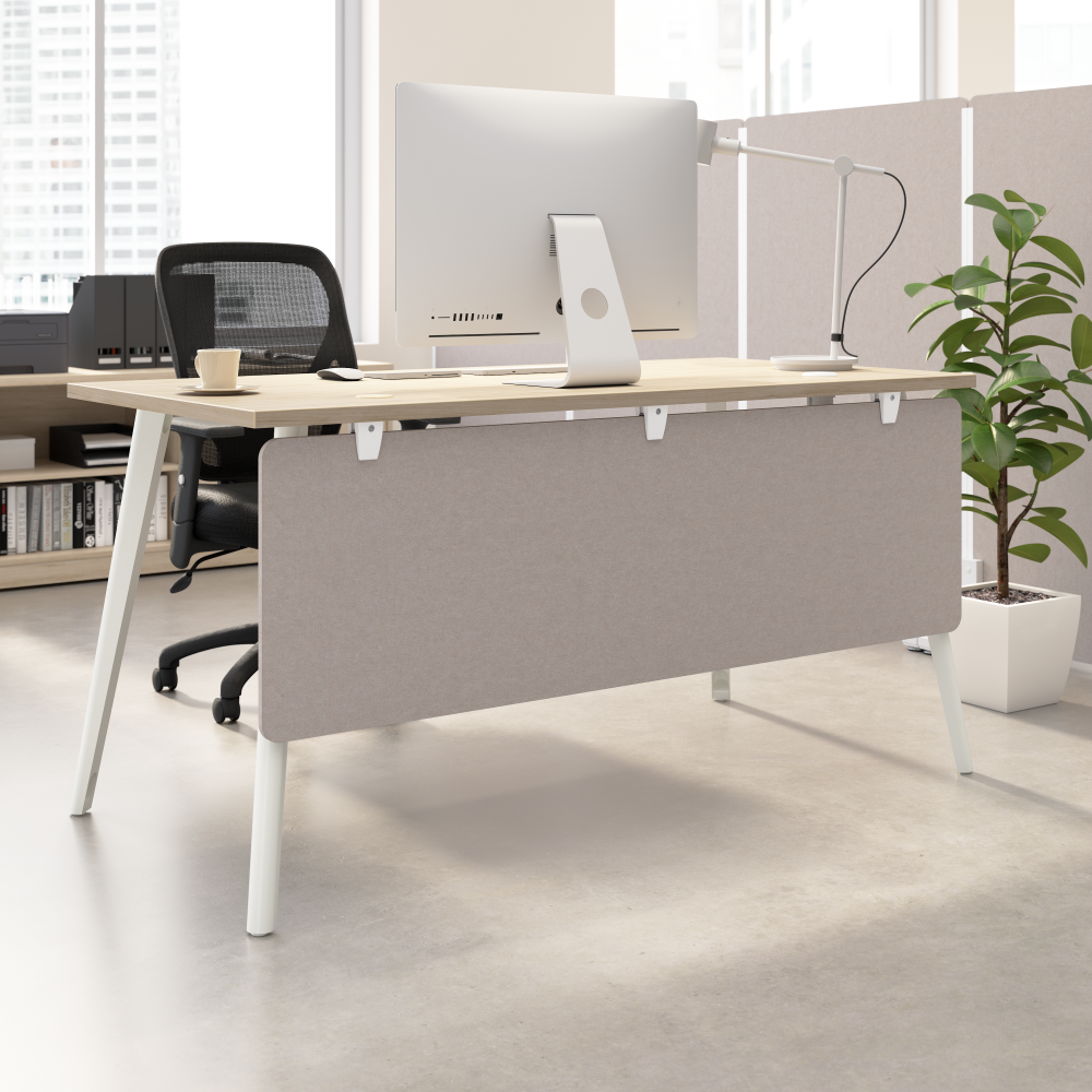 Shop Bush Business Furniture 58W Desktop Privacy Screen, Image 03, PSP158WB-03, #color_warm beige