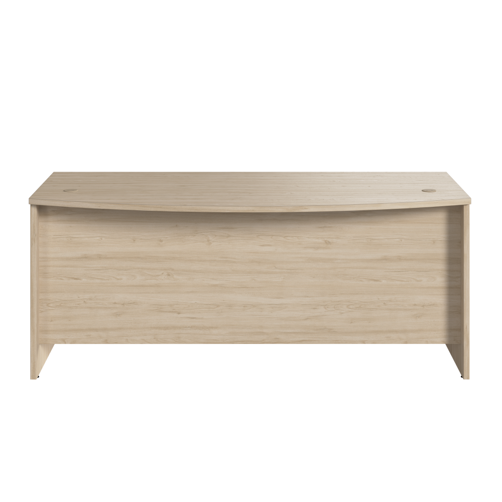 Shop Bush Business Furniture Studio C 72W x 36D Bow Front Desk, Image 03, SCD172NE, #color_natural elm