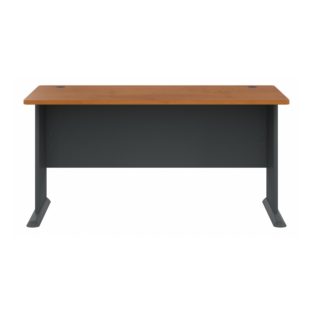Shop Bush Business Furniture Series A 60W Desk, Image 03, WC57460, #color_natural cherry/slate