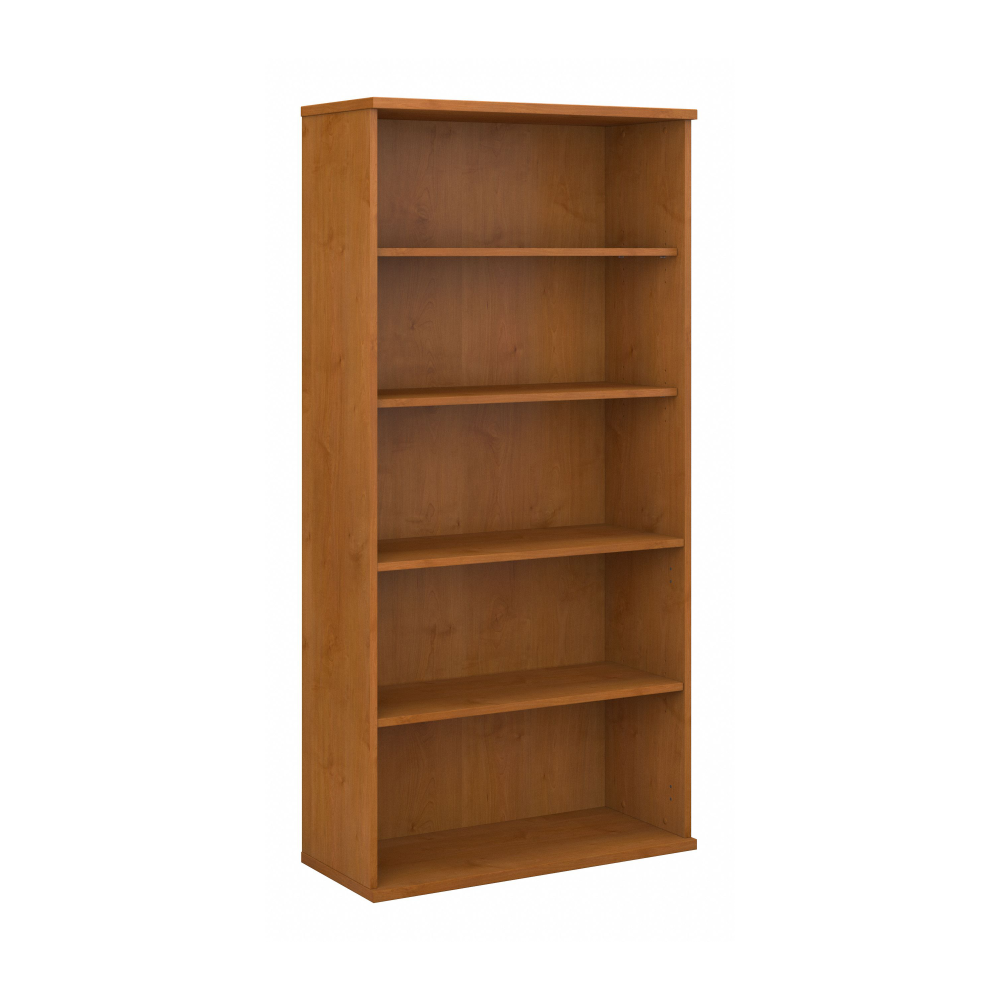 Shop Bush Business Furniture Series C 36W 5 Shelf Bookcase, Image 01, WC72414, #color_natural cherry