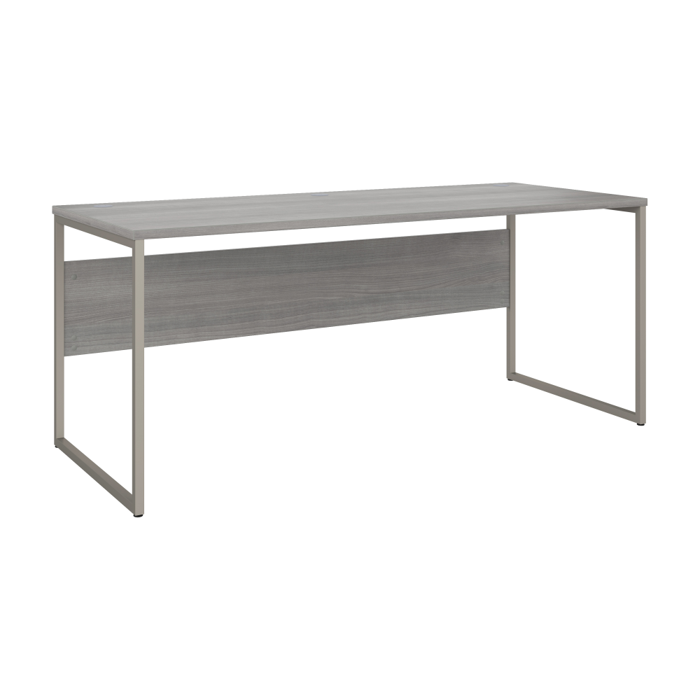Shop Bush Business Furniture Hybrid 72W x 30D Computer Table Desk with Metal Legs, Image 01, HYD373PG, #color_platinum gray