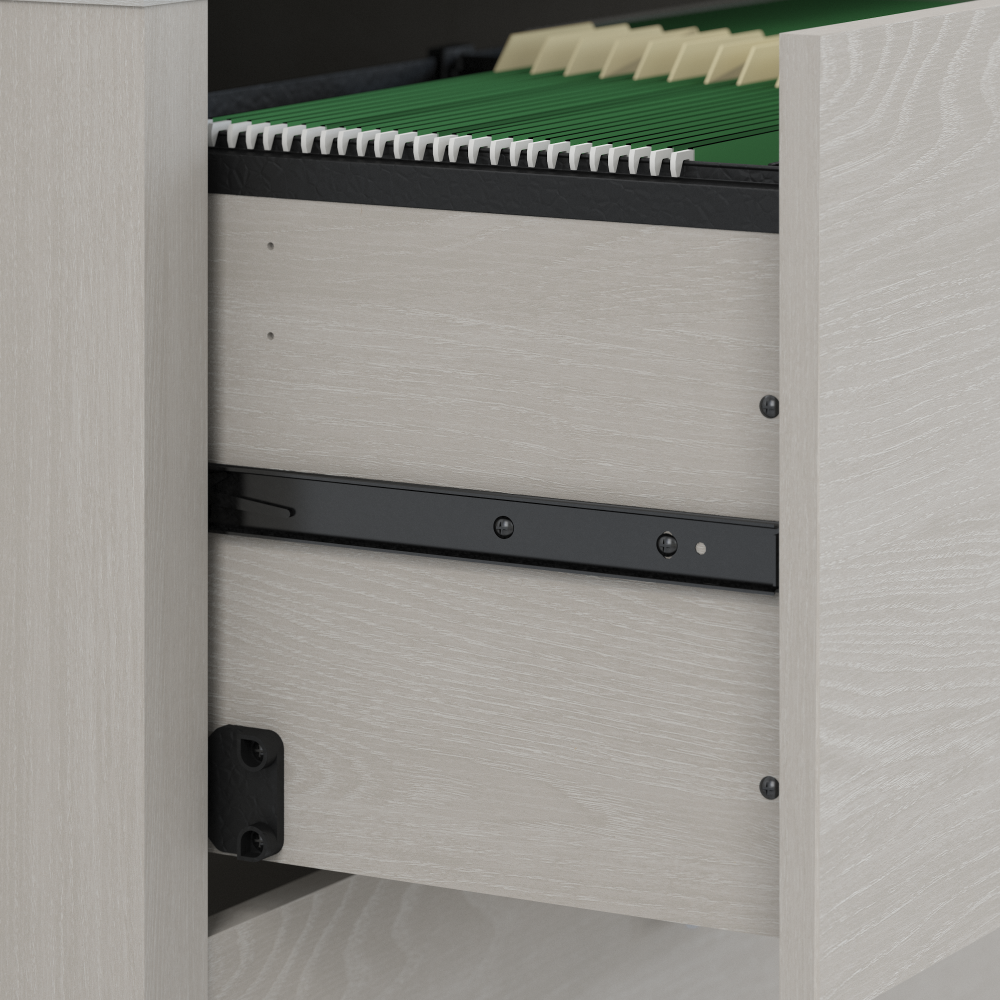 Shop Bush Business Furniture Echo L Shaped Bow Front Desk with Mobile File Cabinet, Image 05, ECH007GS, #color_gray sand