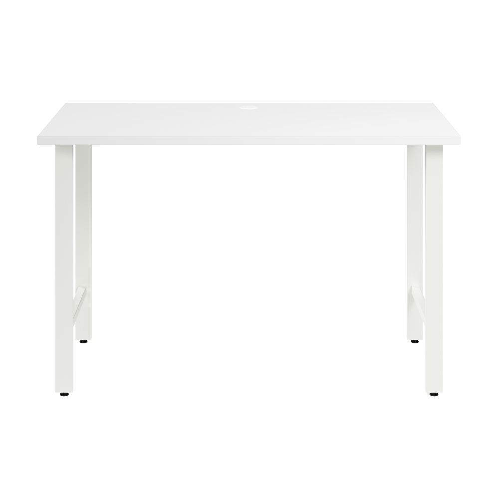 Shop Bush Business Furniture Hustle 48W x 24D Computer Desk with Metal Legs, Image 03, HUD148WH, #color_white