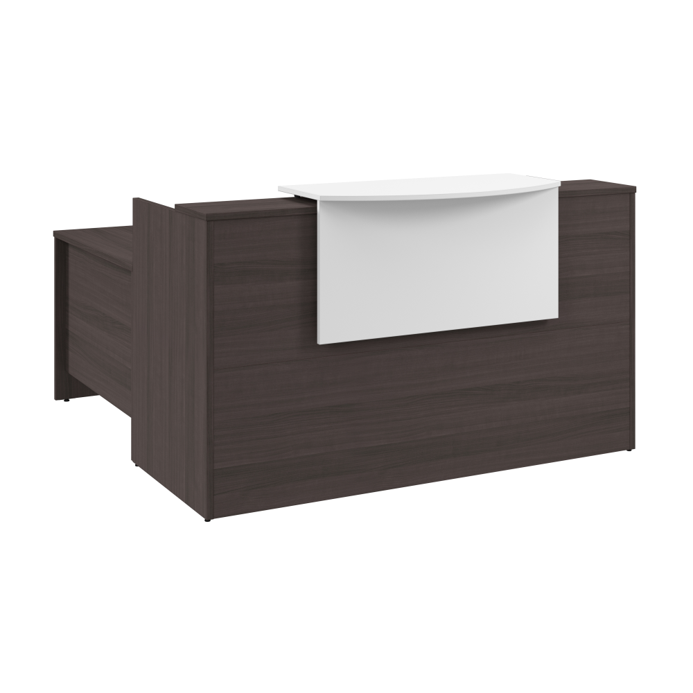 Shop Bush Business Furniture Arrive 72W x 72D L Shaped Reception Desk with Counter, Image 03, ARV009SG, #color_storm gray