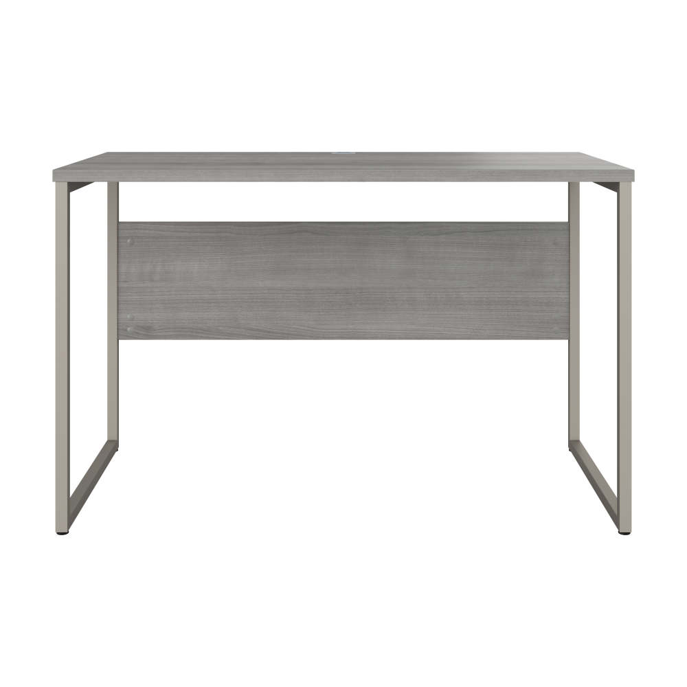 Shop Bush Business Furniture Hybrid 48W x 24D Computer Table Desk with Metal Legs, Image 03, HYD148PG, #color_platinum gray