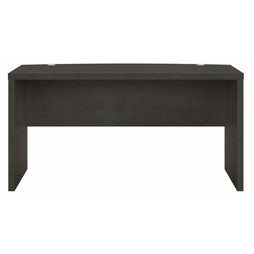 Shop Bush Business Furniture Echo 60W Bow Front Desk, Image 03, KI60305-03, #color_charcoal maple