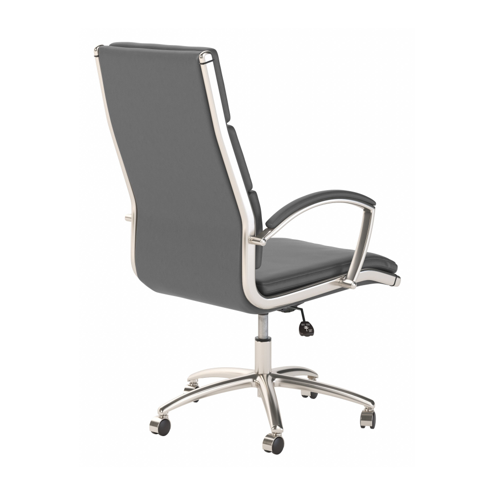 Shop Bush Business Furniture Modelo High Back Leather Executive Office Chair, Image 03, CH1701DGL-03, #color_dark gray leather