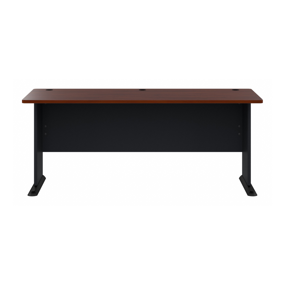 Shop Bush Business Furniture Series A 72W Desk, Image 03, WC94472, #color_hansen cherry/galaxy