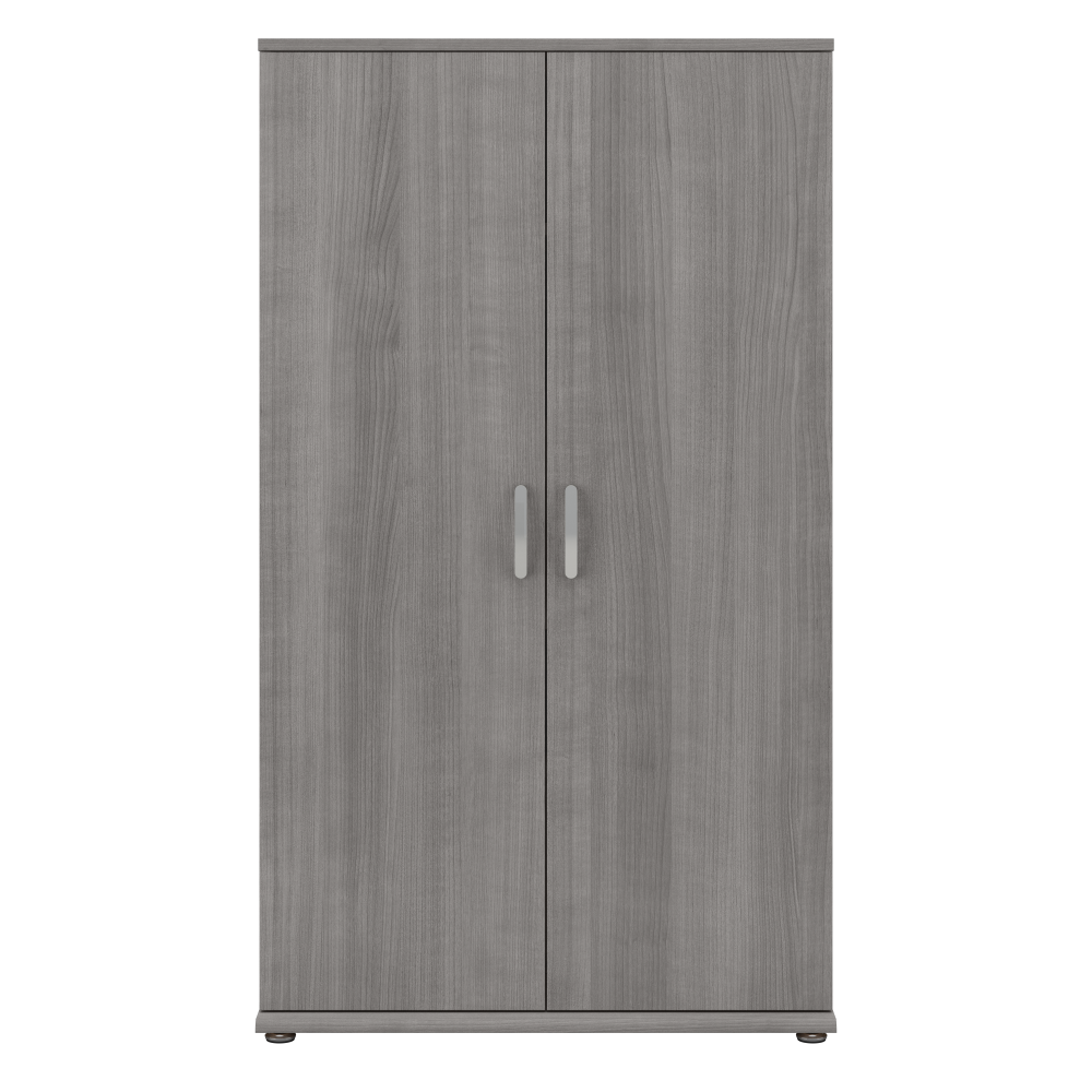 Shop Bush Business Furniture Universal Tall Storage Cabinet with Doors and Shelves, Image 03, UNS136PGK, #color_platinum gray