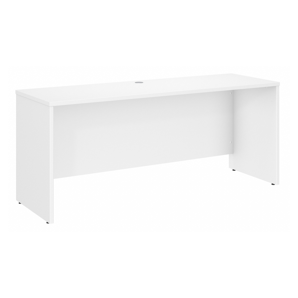 Shop Bush Business Furniture Studio C 72W x 24D Credenza Desk, Image 01, SCD372WH, #color_white
