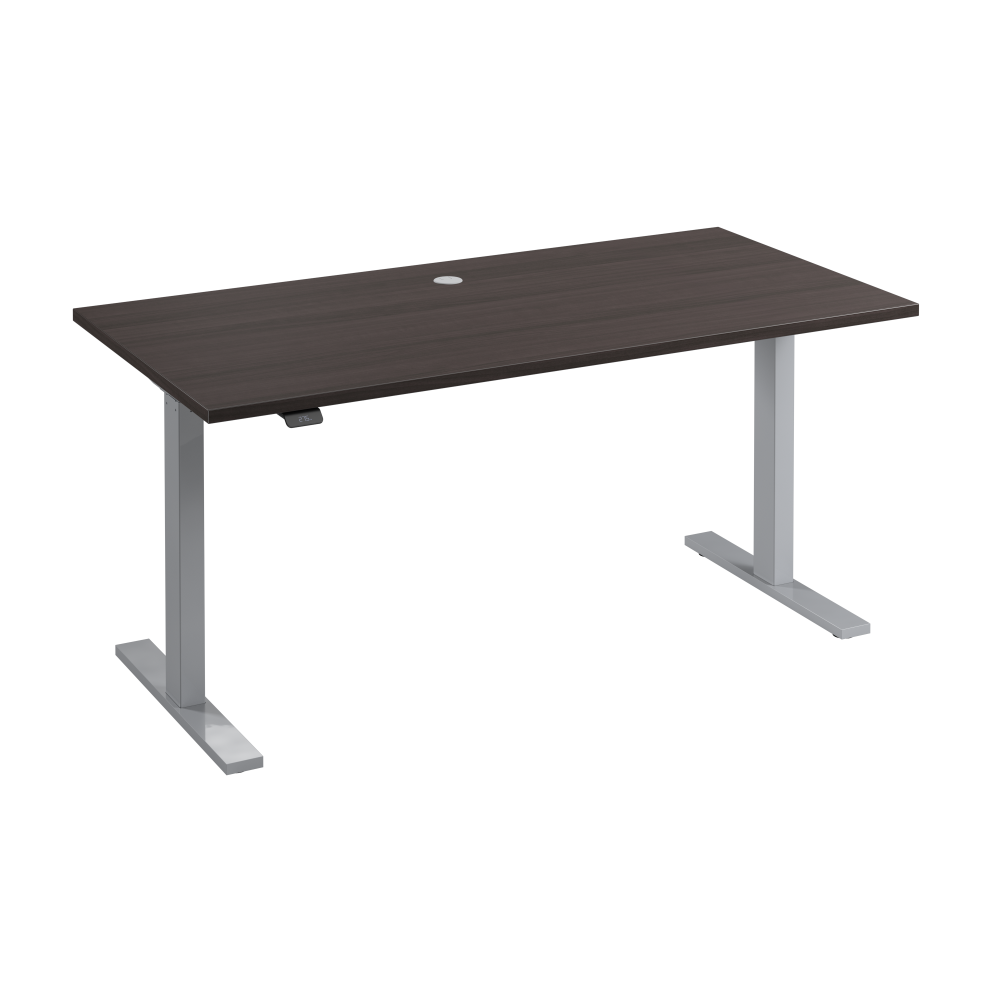 Shop Bush Business Furniture Move 60 Series 60W x 30D Electric Height Adjustable Standing Desk, Image 01, M6S6030SGSK, #color_storm gray/cool gray metallic