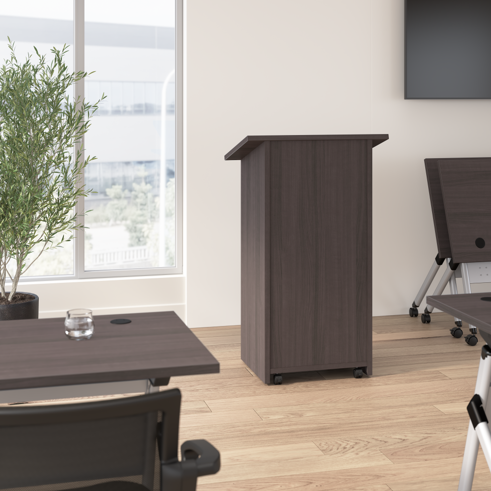 Shop Bush Business Furniture Envision Podium Lectern, Image 03, NVD129SG, #color_storm gray