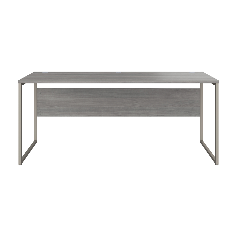 Shop Bush Business Furniture Hybrid 72W x 30D Computer Table Desk with Metal Legs, Image 03, HYD373PG, #color_platinum gray