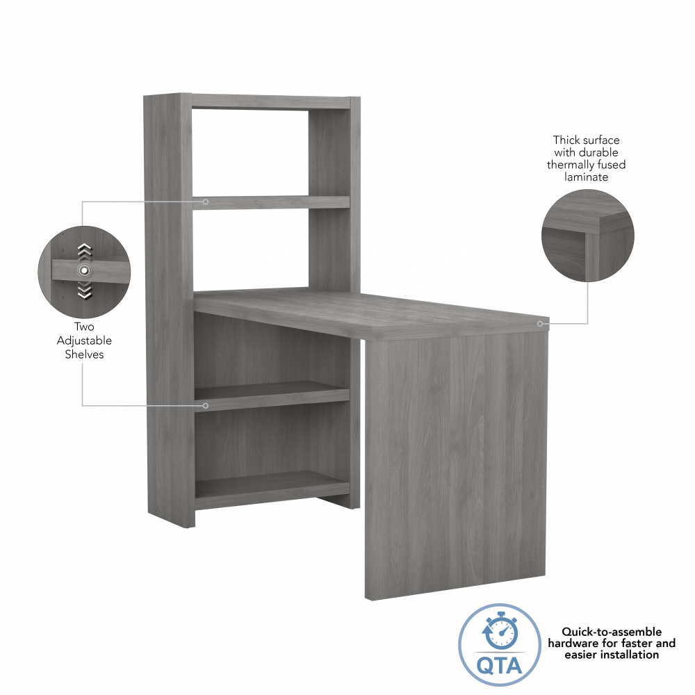 Shop Bush Business Furniture Echo 56W Craft Table, Image 07, ECH023MG, #color_modern gray