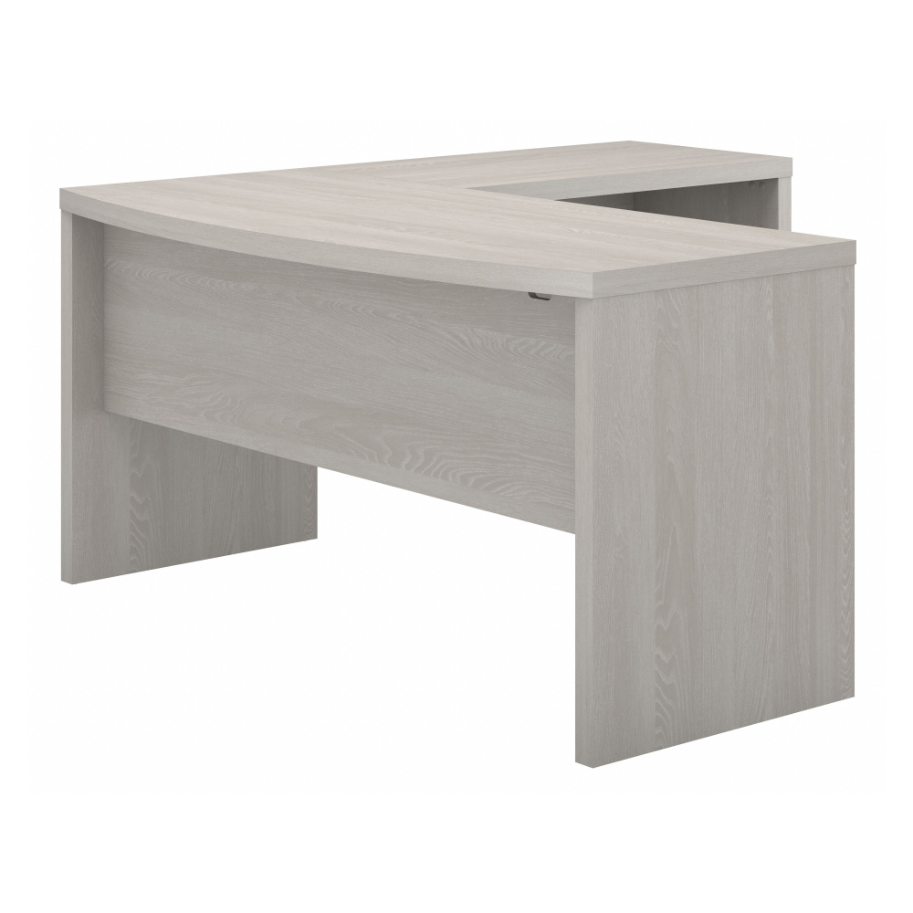 Shop Bush Business Furniture Echo L Shaped Bow Front Desk, Image 01, ECH025GS, #color_gray sand