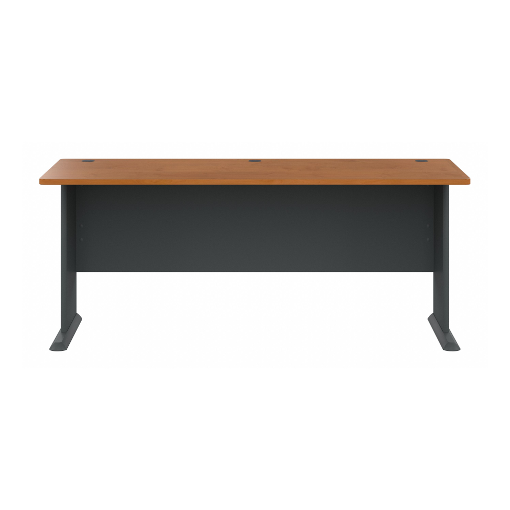 Shop Bush Business Furniture Series A 72W Desk, Image 03, WC57472, #color_natural cherry