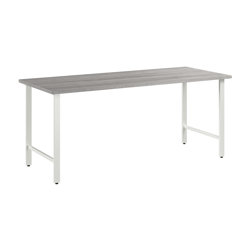 Shop Bush Business Furniture Hustle 72W x 30D Computer Desk with Metal Legs, Image 01, HUD272PG, #color_platinum gray