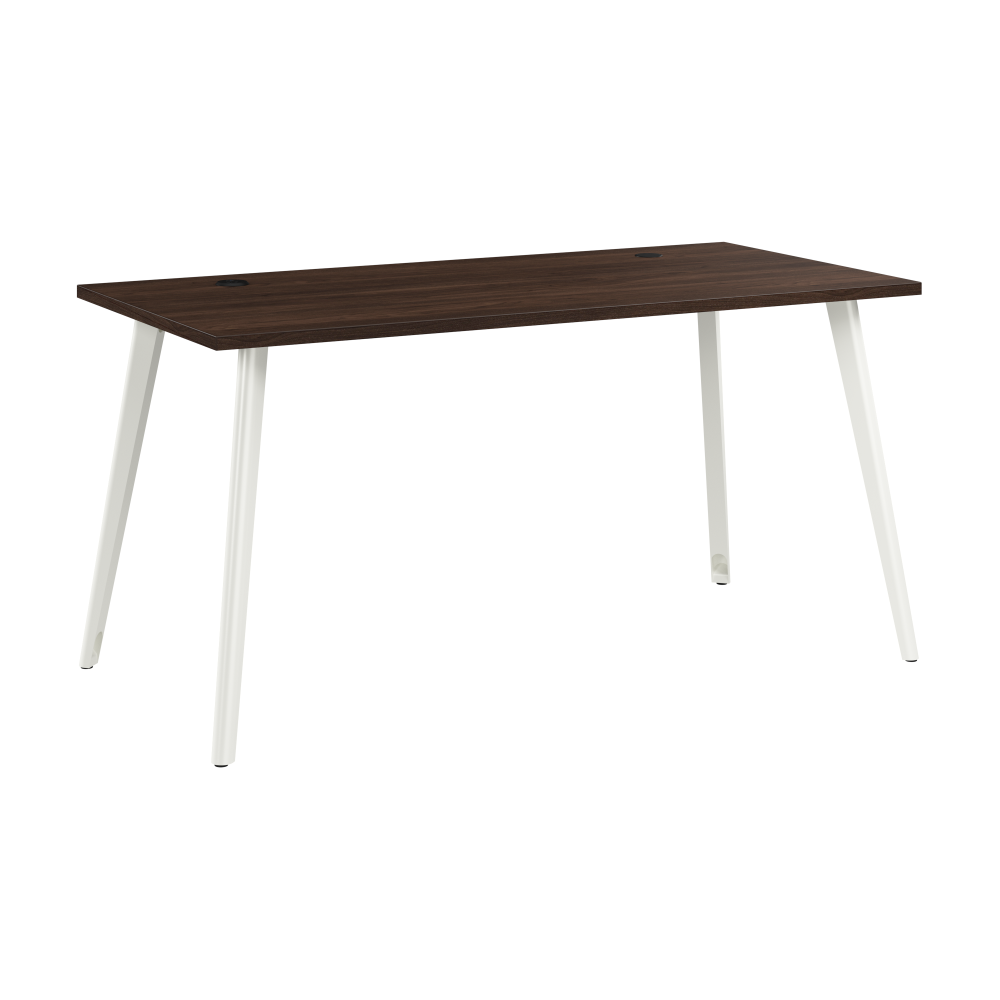 Shop Bush Business Furniture Vista 60W x 30D Computer Desk with Splayed Metal Legs, Image 01, VSD160BW, #color_black walnut