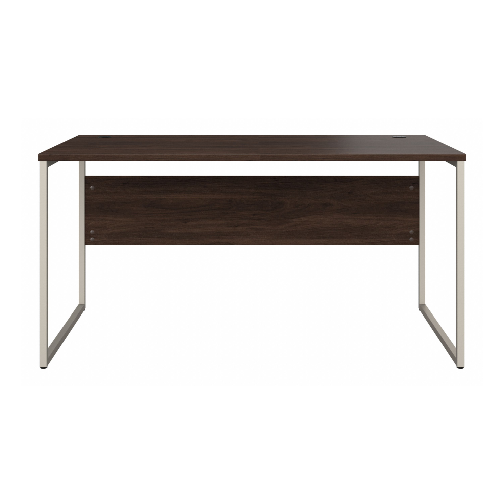 Shop Bush Business Furniture Hybrid 60W x 30D Computer Table Desk with Metal Legs, Image 03, HYD360BW, #color_black walnut