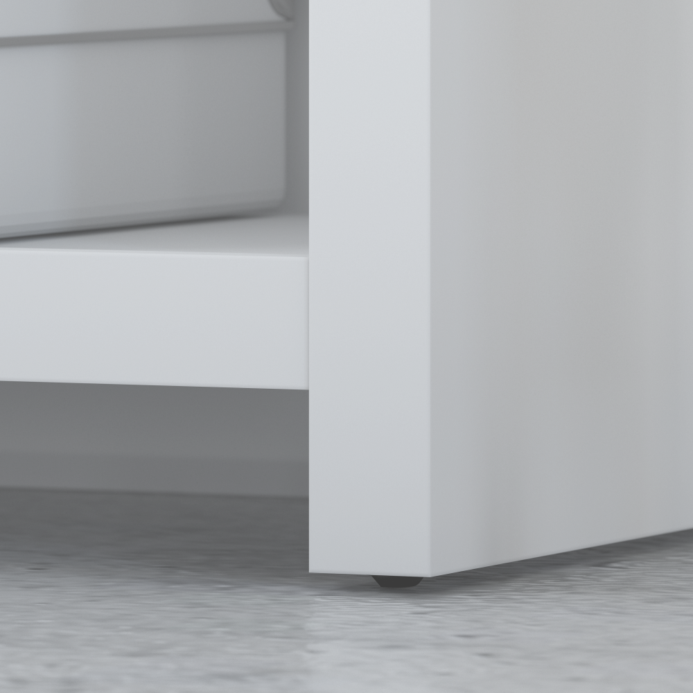 Shop Bush Business Furniture Echo 56W Craft Table, Image 04, ECH023PW, #color_pure white