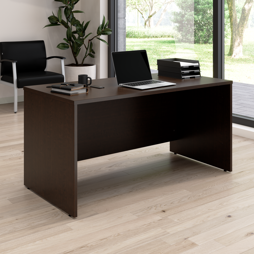 Shop Bush Business Furniture Arrive 60W x 30D Office Desk, Image 02, ARD260MR-Z, #color_mocha cherry