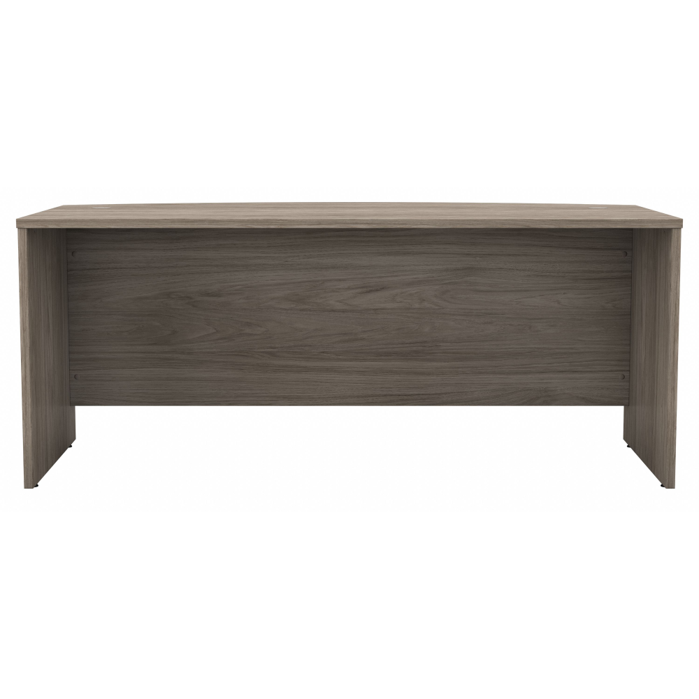 Shop Bush Business Furniture Studio C 72W x 36D Bow Front Desk, Image 03, SCD172MH, #color_modern hickory