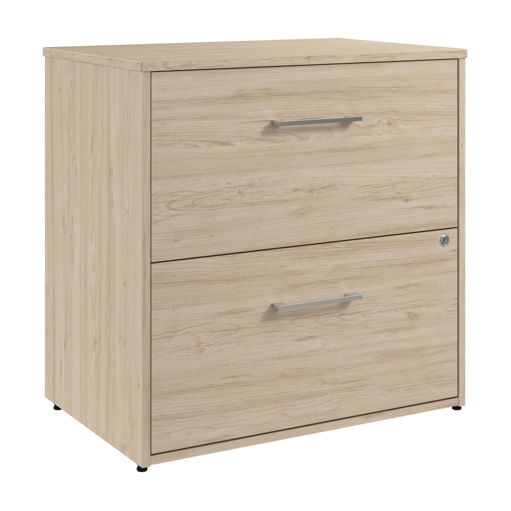 Shop Bush Business Furniture Hustle 2 Drawer Lateral File Cabinet, Image 01, HUF130NE, #color_natural elm