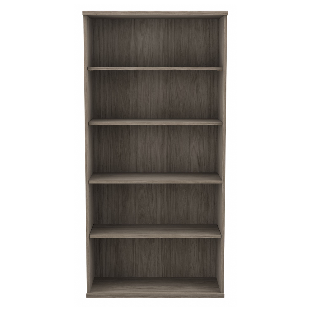 Shop Bush Business Furniture Hybrid Tall 5 Shelf Bookcase, Image 03, HYB136MH-Z, #color_modern hickory