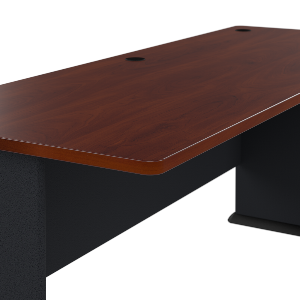 Shop Bush Business Furniture Series A 72W Desk, Image 05, WC94472, #color_hansen cherry/galaxy