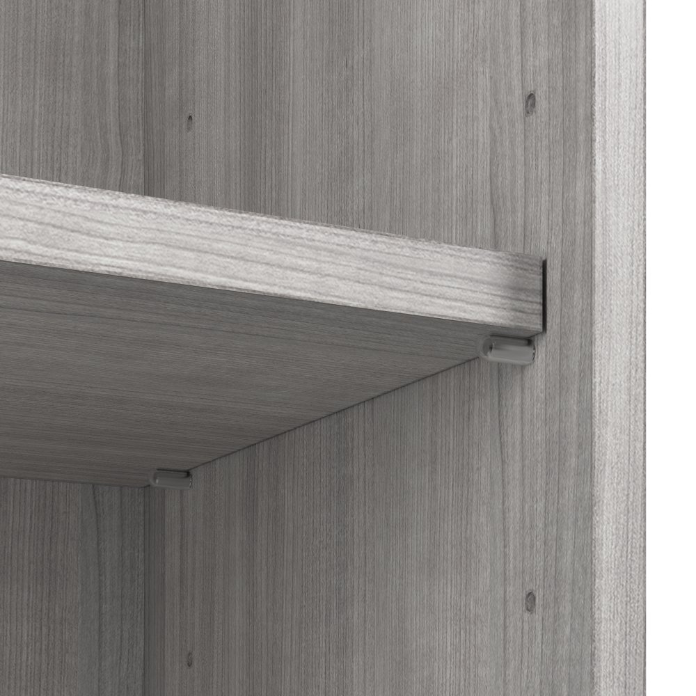 Shop Bush Business Furniture Hustle Tall 5 Shelf Bookcase, Image 05, HUB230PG, #color_platinum gray