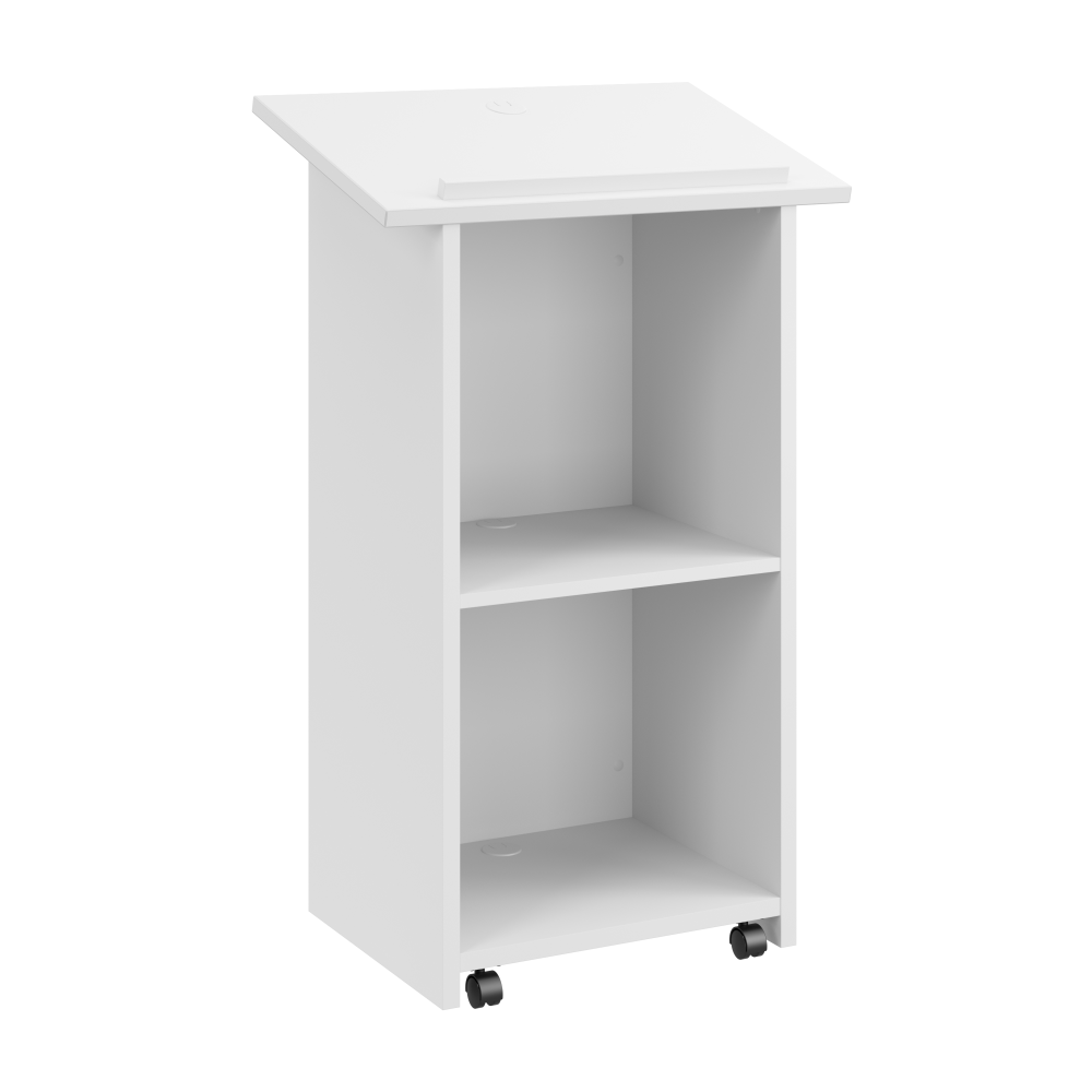 Shop Bush Business Furniture Envision Stand Up Lectern, Image 01, NVD129WH, #color_white