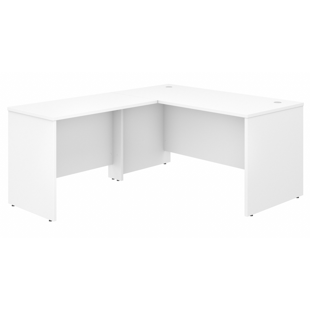 Shop Bush Business Furniture Studio C 60W x 30D L Shaped Desk with 42W Return, Image 01, STC050WH, #color_white