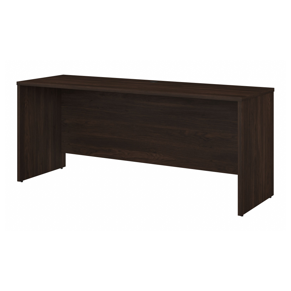 Shop Bush Business Furniture Office 500 72W x 24D Credenza Desk, Image 01, OFD272BW, #color_black walnut