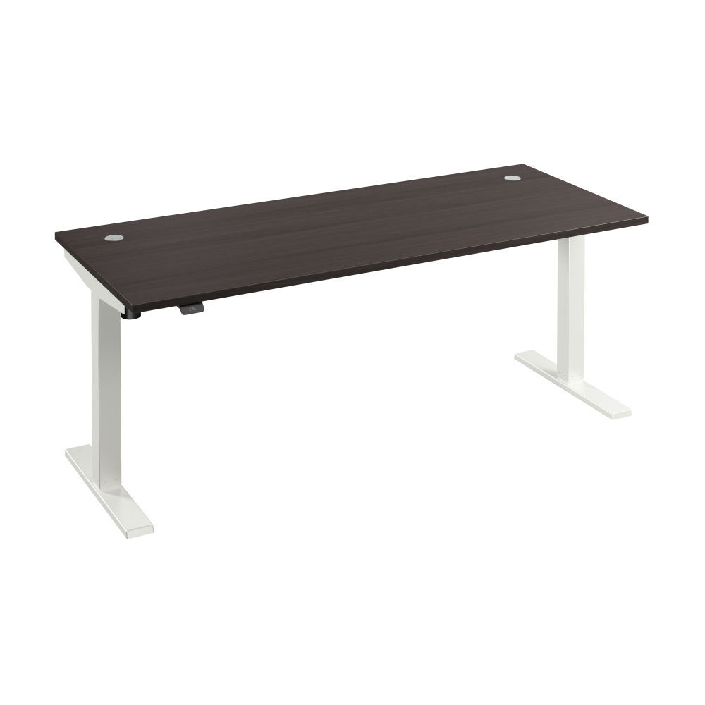 Shop Bush Business Furniture Move 40 Series 72W x 30D Electric Height Adjustable Standing Desk, Image 01, M4S7230SGWK, #color_storm gray/white powder coat