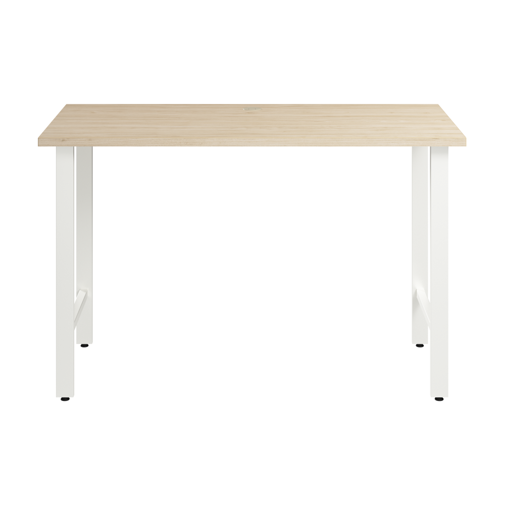 Shop Bush Business Furniture Hustle 48W x 24D Computer Desk with Metal Legs, Image 03, HUD148NE, #color_natural elm