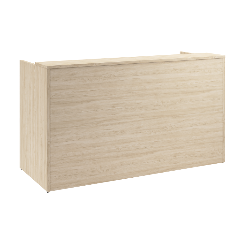 Shop Bush Business Furniture Arrive 72W x 30D Reception Desk with Shelf and Mobile File Cabinet, Image 03, ARV005NE, #color_natural elm