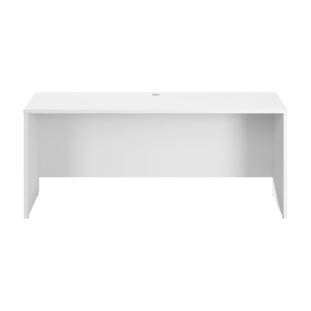 Shop Bush Business Furniture Hampton Heights 72W x 24D Credenza Desk, Image 03, HHD272WH-Z, #color_white
