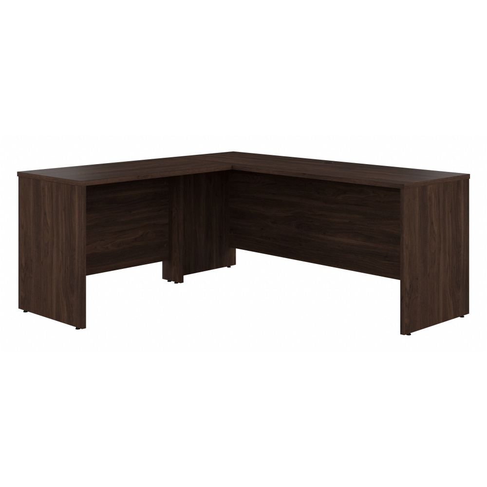 Shop Bush Business Furniture Studio C 72W x 24D L Shaped Desk with 42W Return, Image 01, STC052BW, #color_black walnut