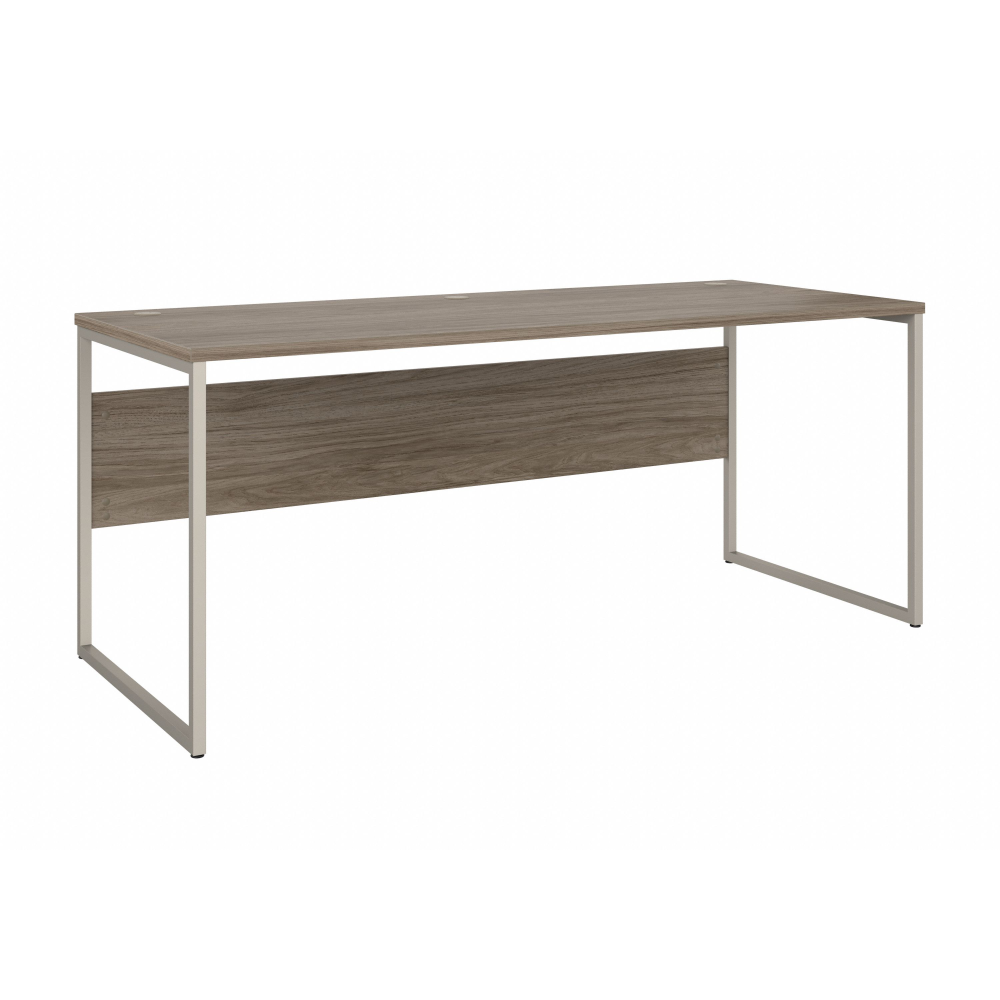 Shop Bush Business Furniture Hybrid 72W x 30D Computer Table Desk with Metal Legs, Image 01, HYD373MH, #color_modern hickory