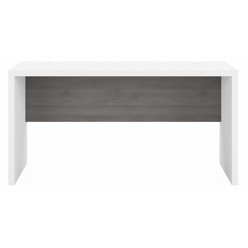 Shop Bush Business Furniture Echo 60W Credenza Desk, Image 03, KI60506-03, #color_pure white/modern gray